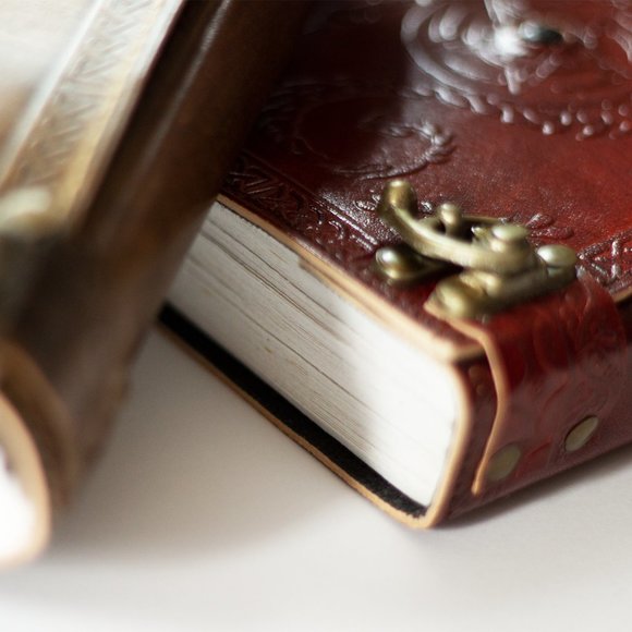 Dragon Grimoire Leather Journal - Picture 7 of 9